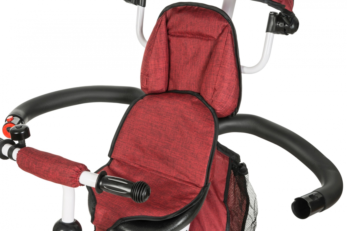 Kidz Motion - Driewieler met duwstang - 1 tot 5 jaar - Rood