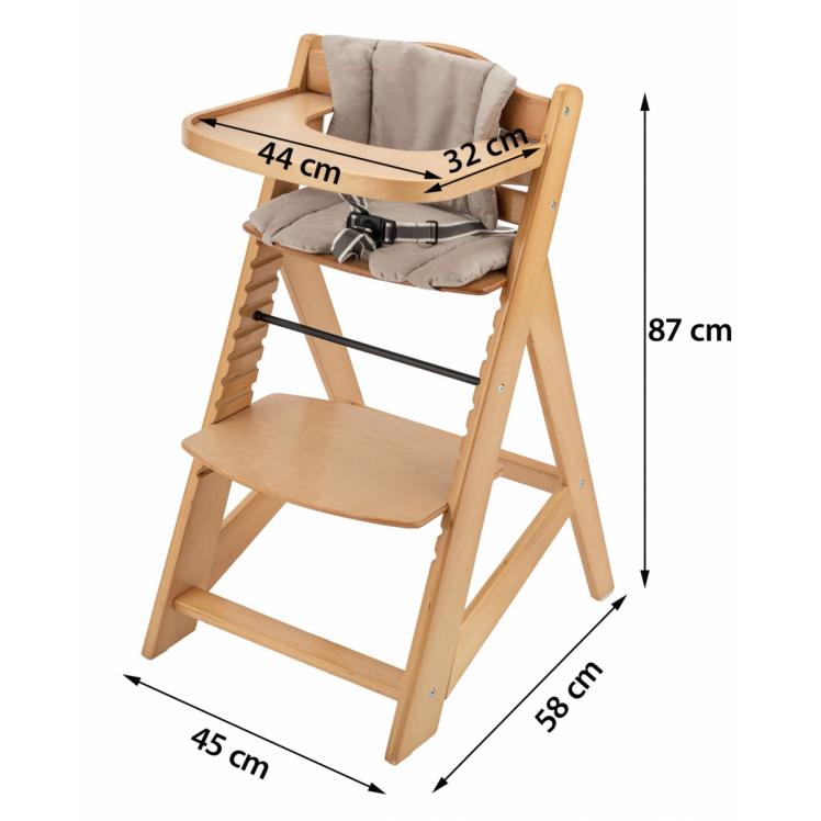 Mamabrum Houten Kinderstoel Multifunctionele Houten Kinderstoeltje